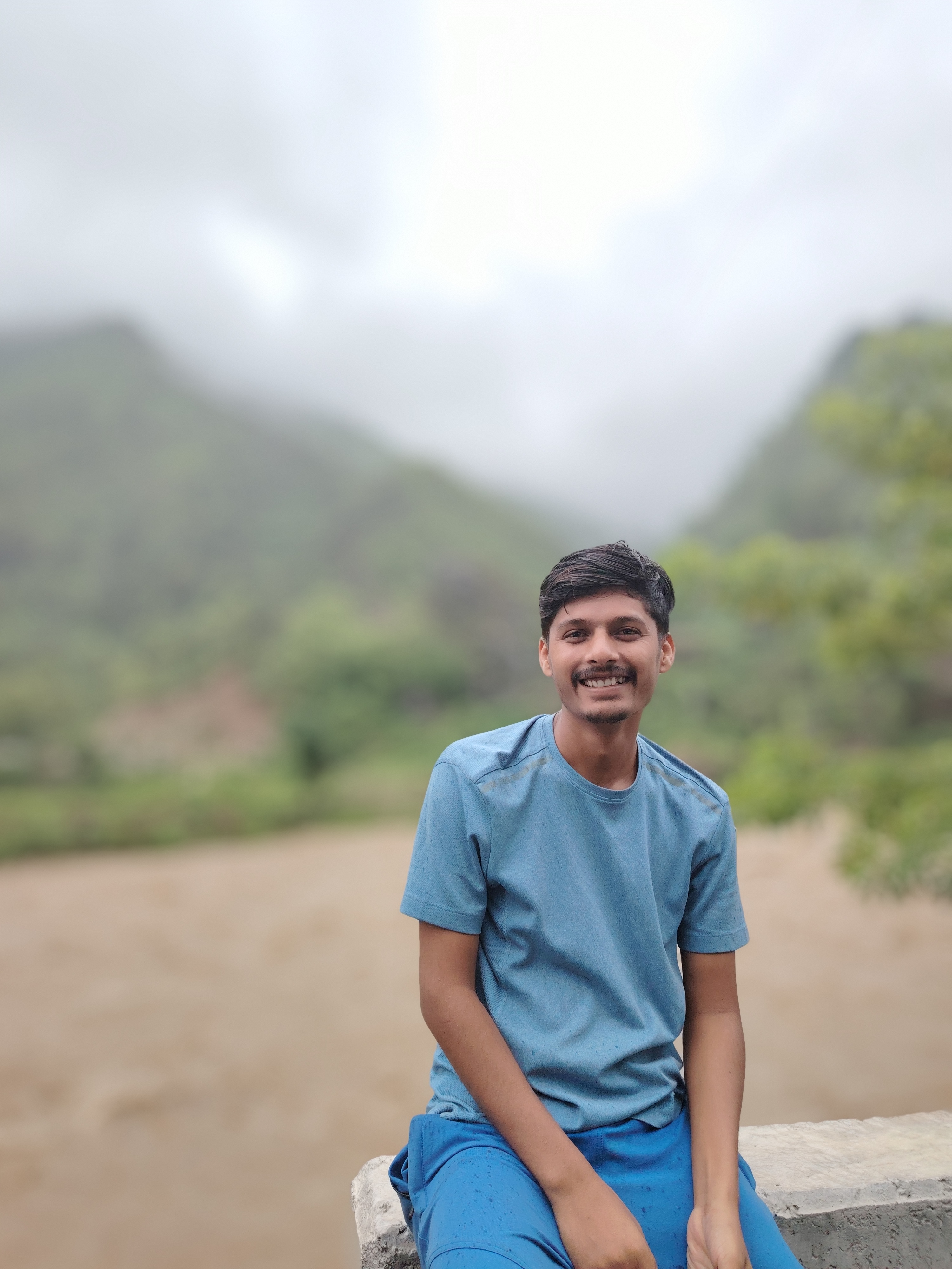 A portrait of Sachin Kumar Purbey